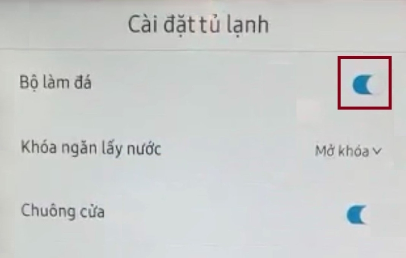 Tủ lạnh Samsung Family Hub không lấy đá tự động hình 6