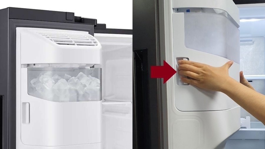 Tủ lạnh Samsung Family Hub không lấy đá tự động hình 7