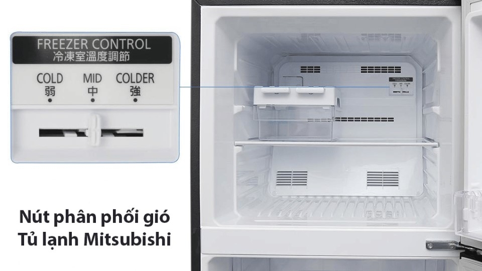 Điều chỉnh nút phân phối gió
