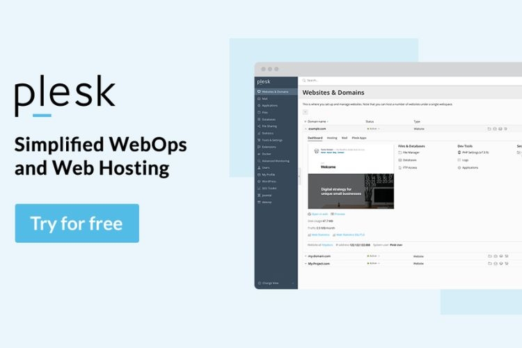 Hạn chế khi sử dụng Plesk