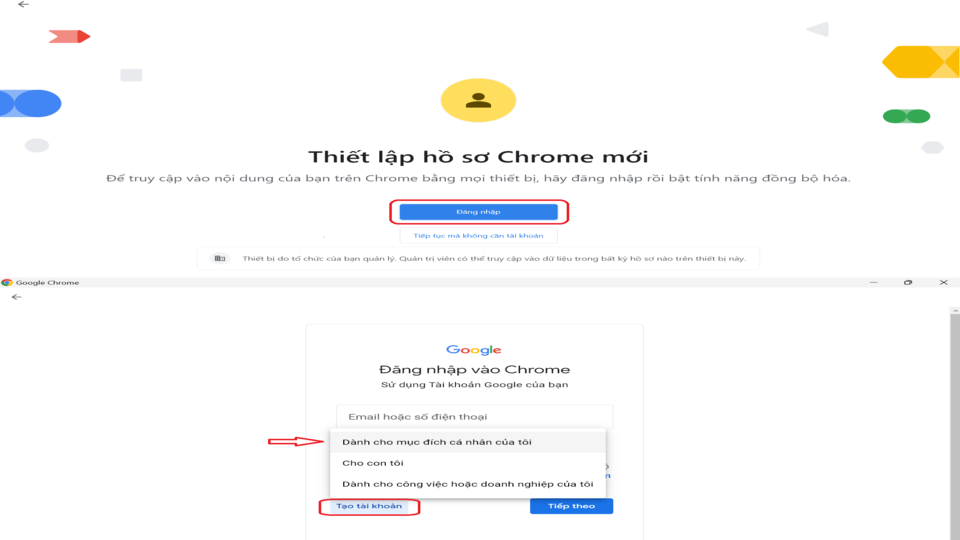 Cách tạo tài khoản Google