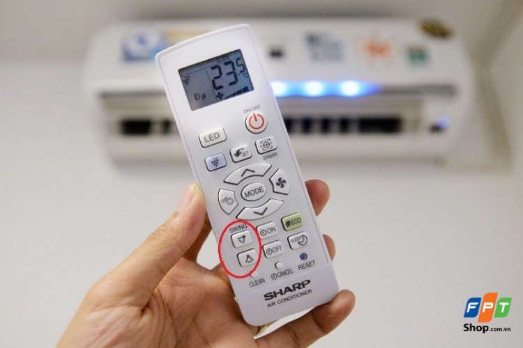 Điều hòa có 2 nút Swing