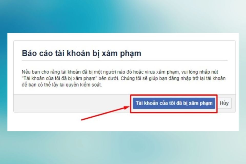 Cách lấy lại tài khoản Facebook bị hack 3