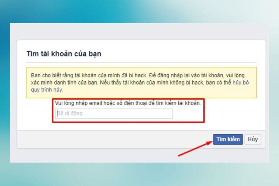 Cách lấy lại tài khoản Facebook bị hack 4