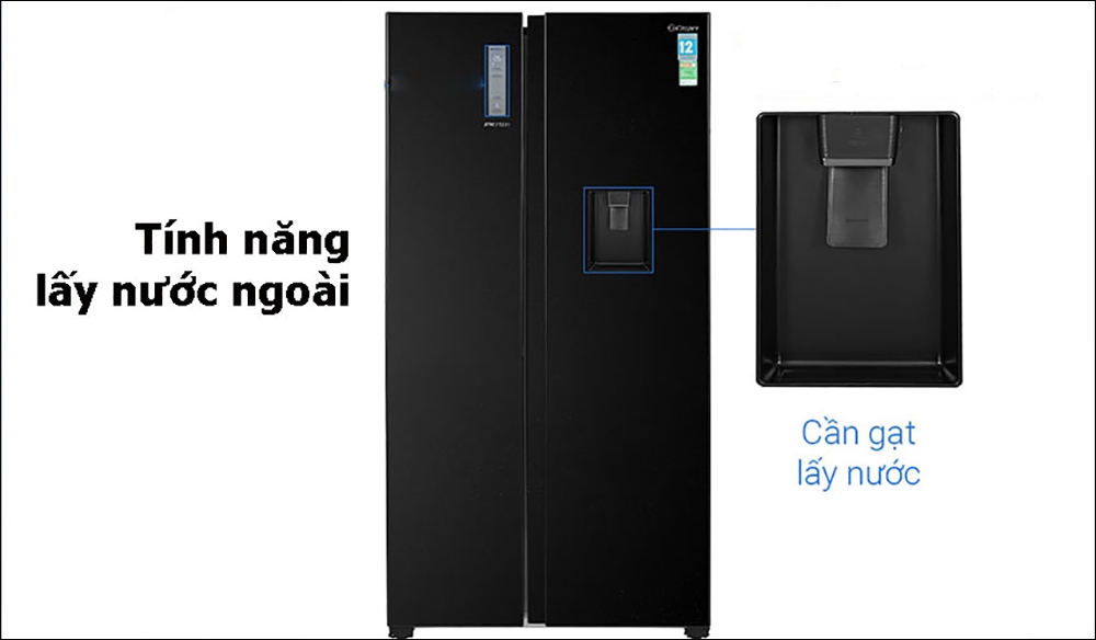 tủ lạnh có tiện ích lấy nước bên ngoài