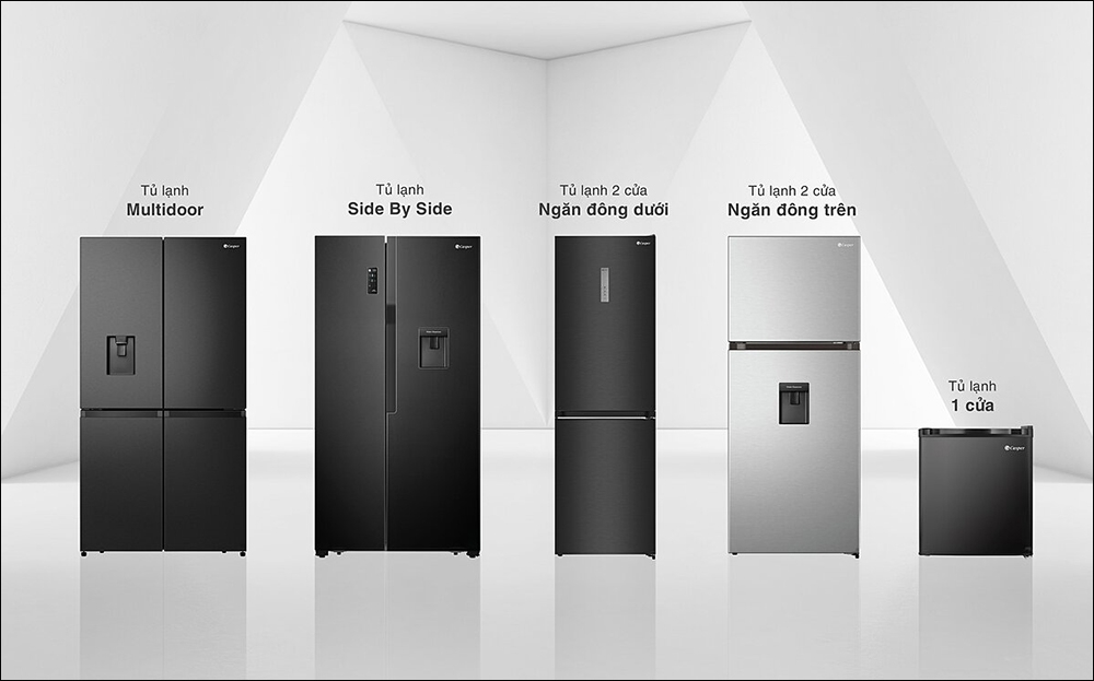 Lựa chọn các loại tủ lạnh Casper phù hợp