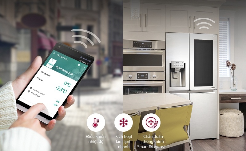 Tủ lạnh Door in Door của LG hình 8