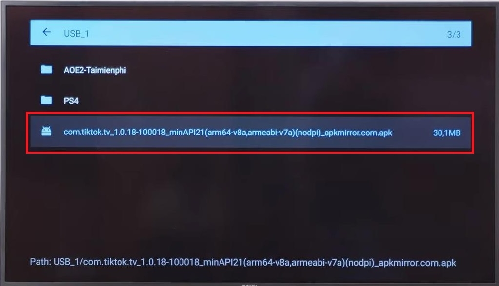 cách cài đặt ứng dụng TikTok cho tivi 2