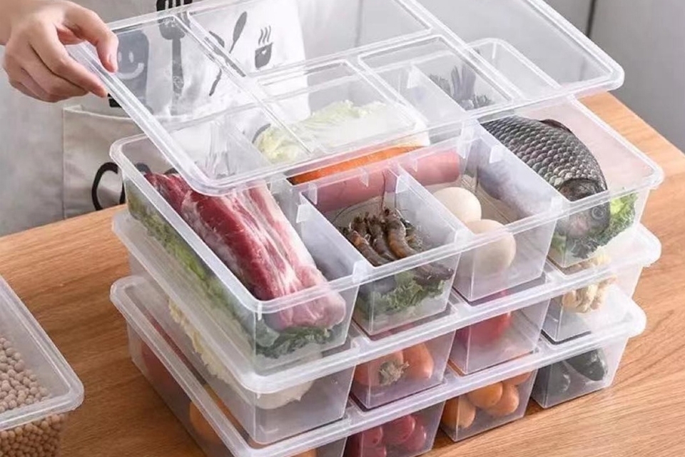 Bọc kín thực phẩm khi cho vào tủ đông.