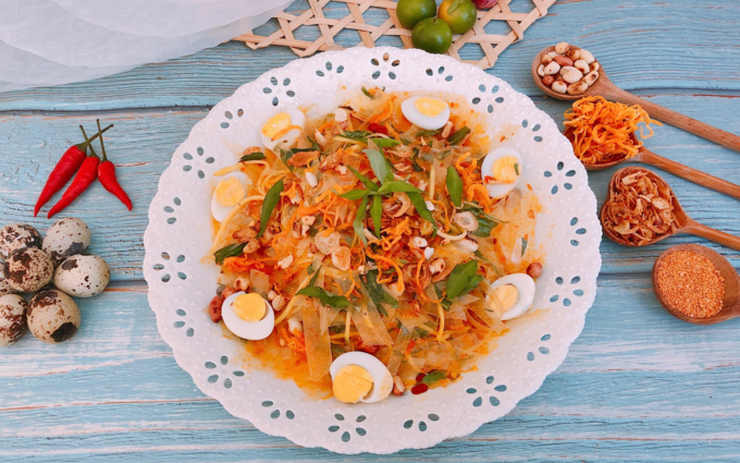 bánh tráng trộn ngon