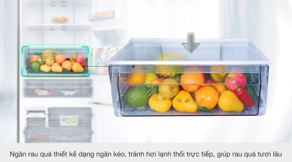 lợi ích ngăn rau trên tủ lạnh panasonic 01