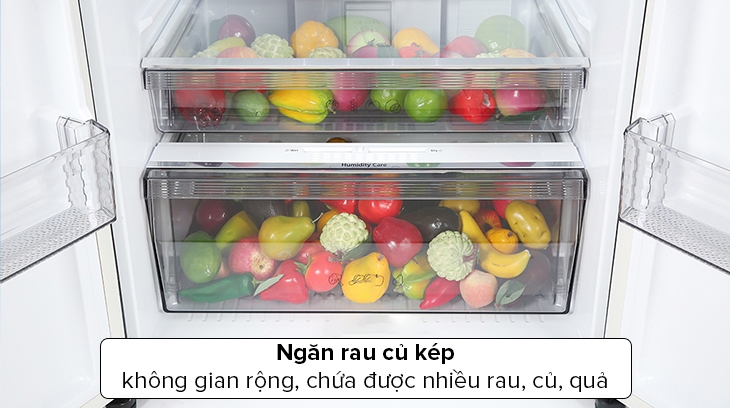 lợi ích ngăn rau trên tủ lạnh panasonic 04