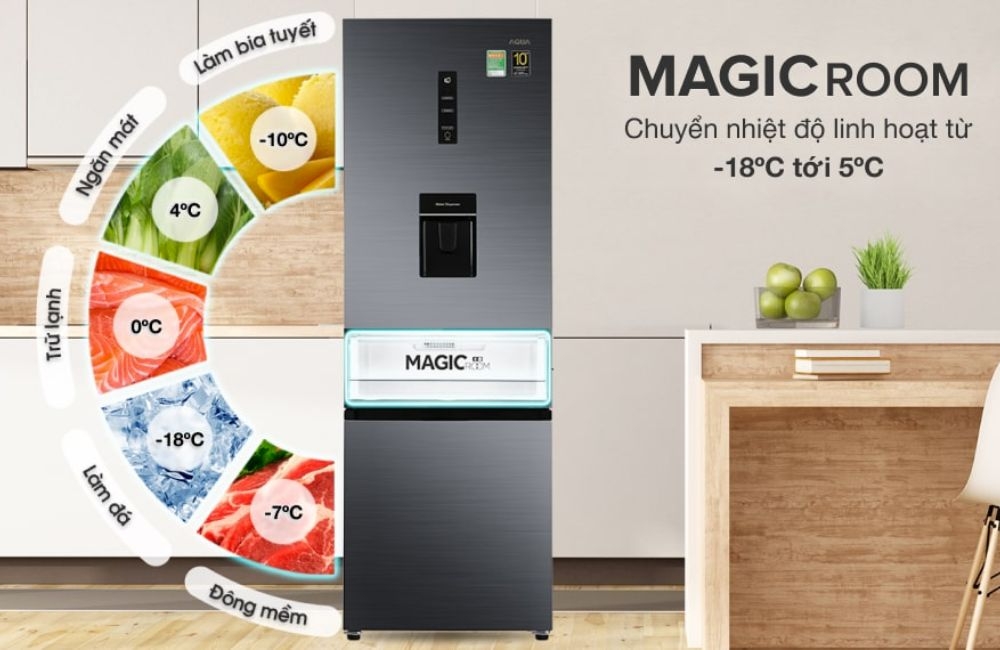 Ngăn Magic Room chuyển nhiệt linh hoạt