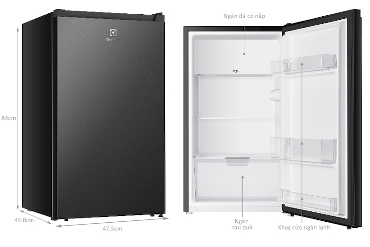 Tủ lạnh mini tốt nhất cho sinh viên - Electrolux 94 EUM0930BD-VN 94 lít