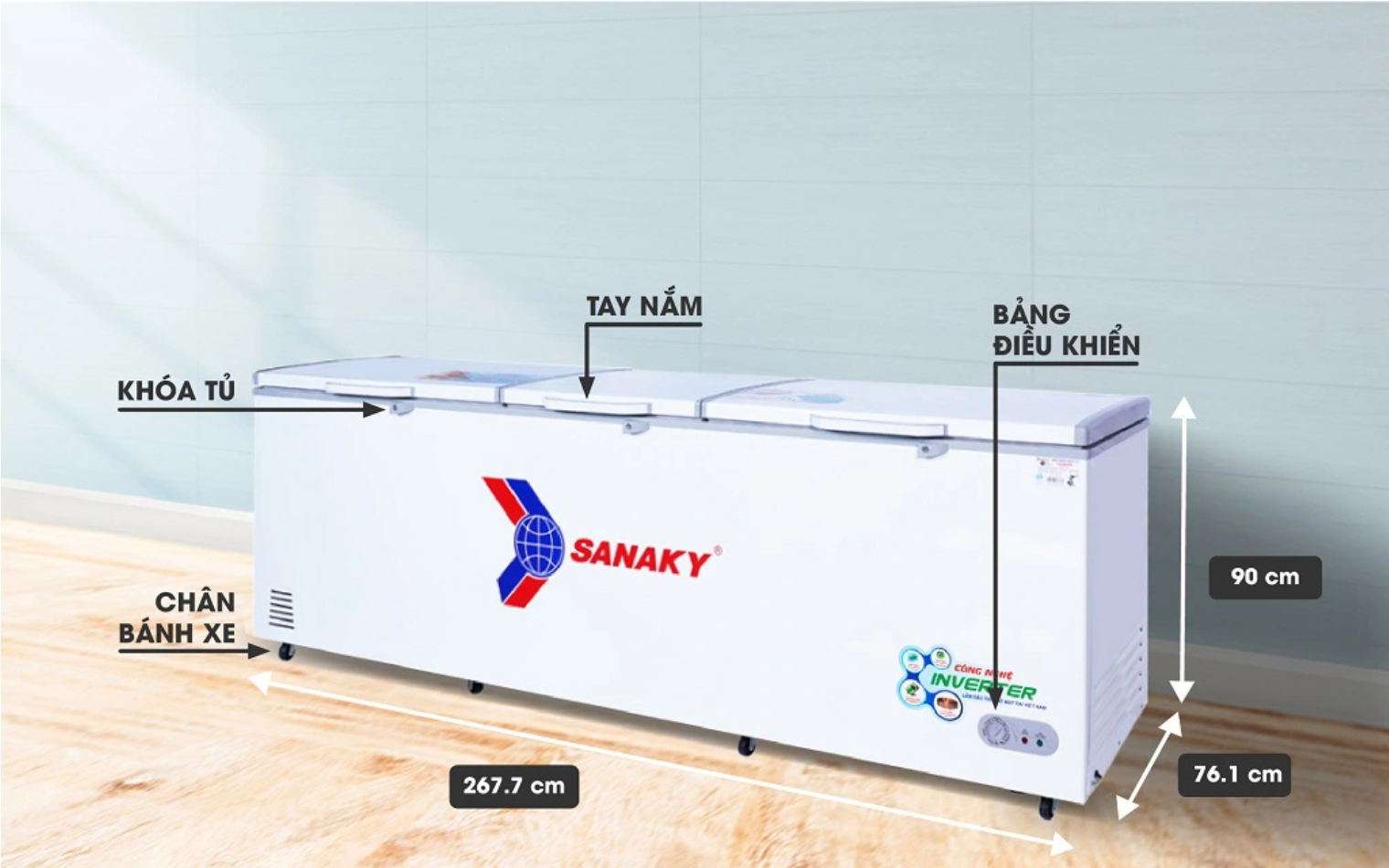Tủ đông Sanaky Inverter có gì tốt? Và những ưu điểm của dòng máy 5