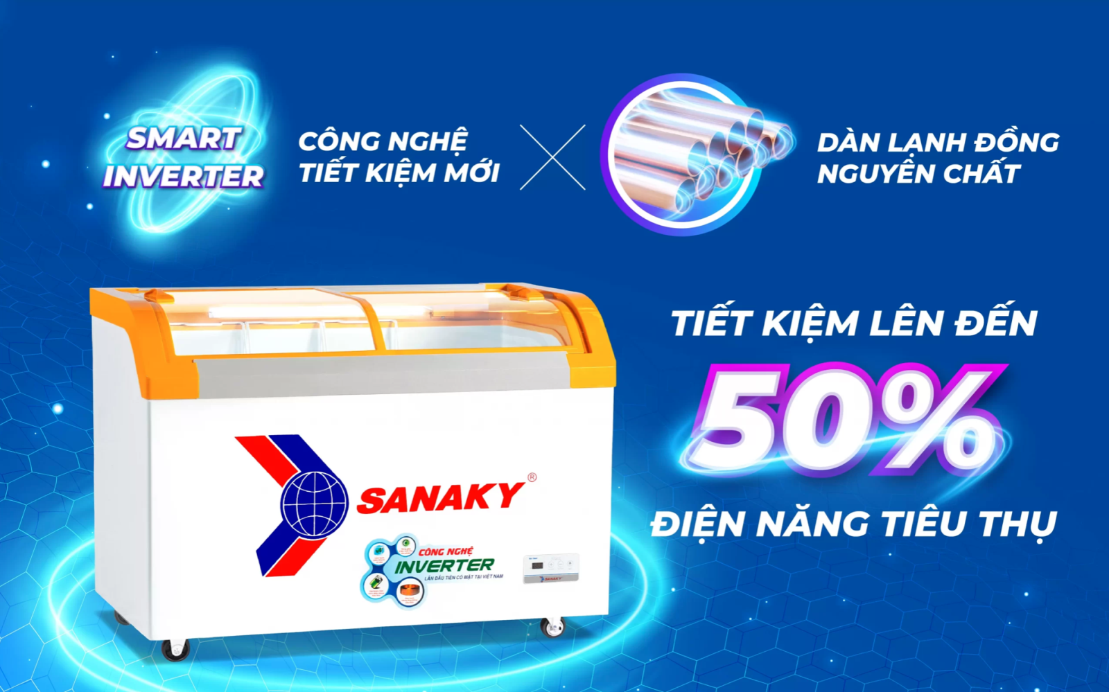 Tủ đông Sanaky Inverter có gì tốt? Và những ưu điểm của dòng máy 2