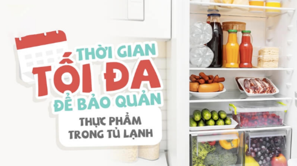 Không nhớ thời gian bảo quản của thực phẩm