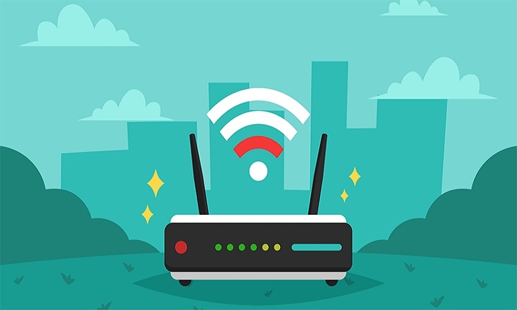 Đường truyền mạng wifi yếu, không ổn định khiến tivi không kết nối được mạng