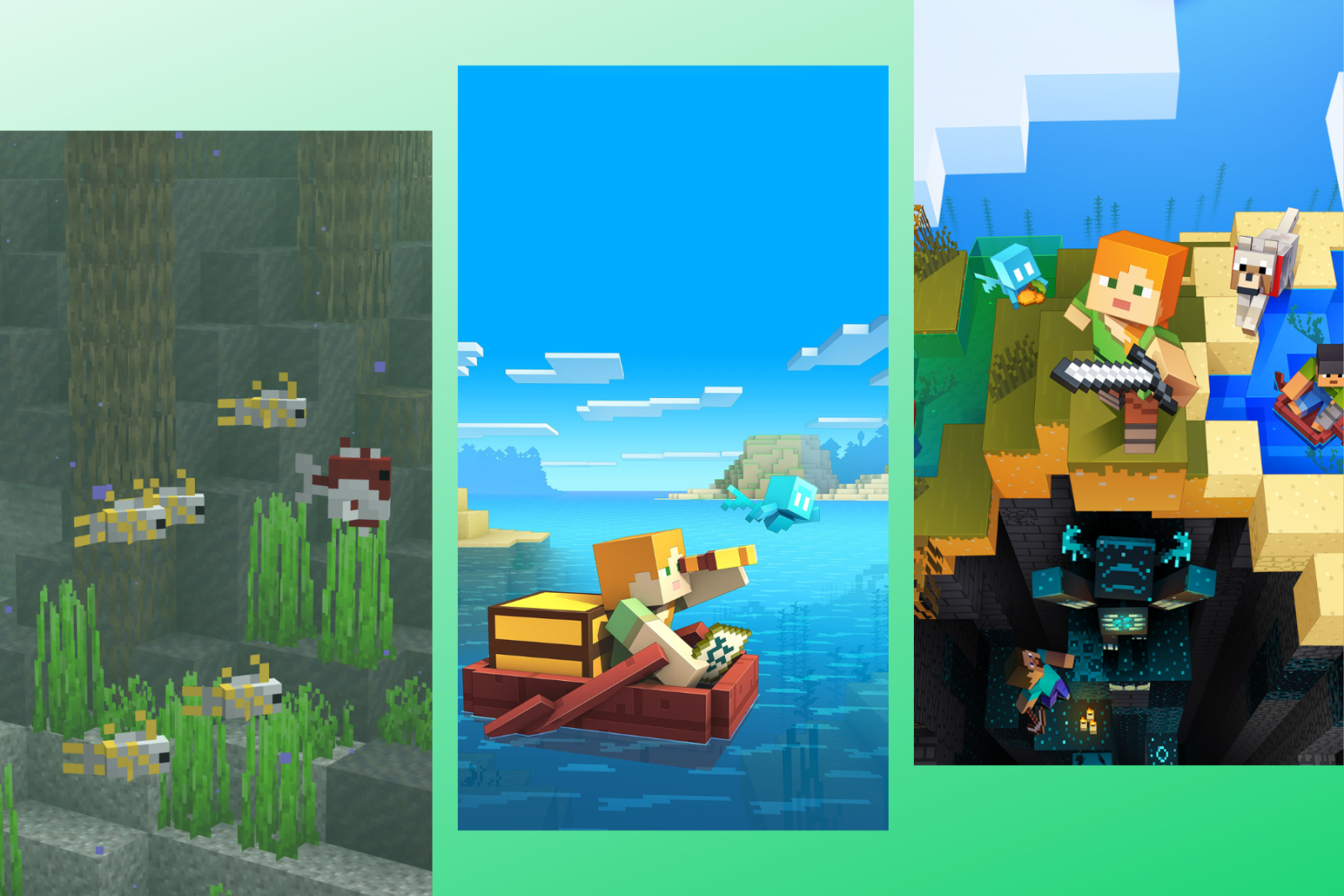 10+ hình nền gaming Minecraft “vuông vức”