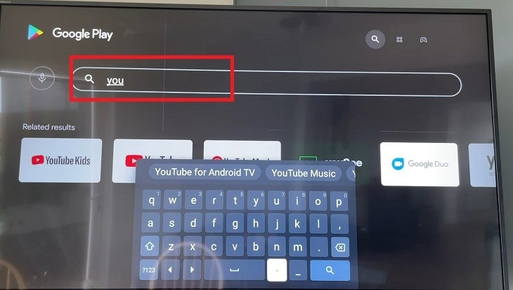 Cách cài đặt YouTube trên tivi Sony 1