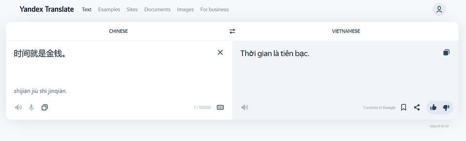 Yandex Translator