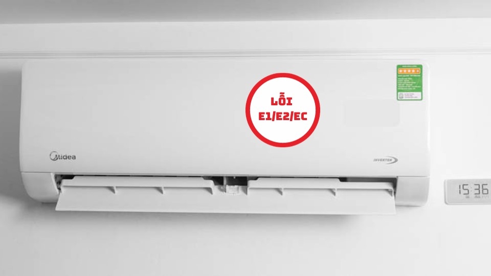 Mã lỗi điều hoà Midea treo tường