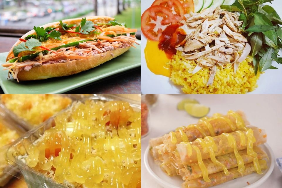 Các món ăn với sốt dầu trứng