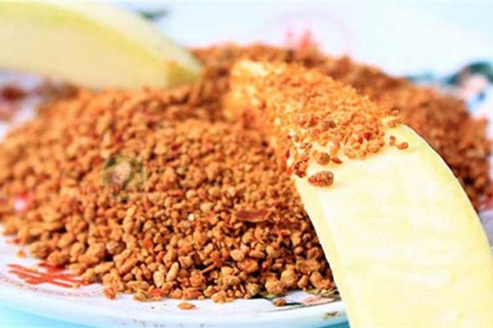 Muối tôm khô chấm trái cây cực ngon