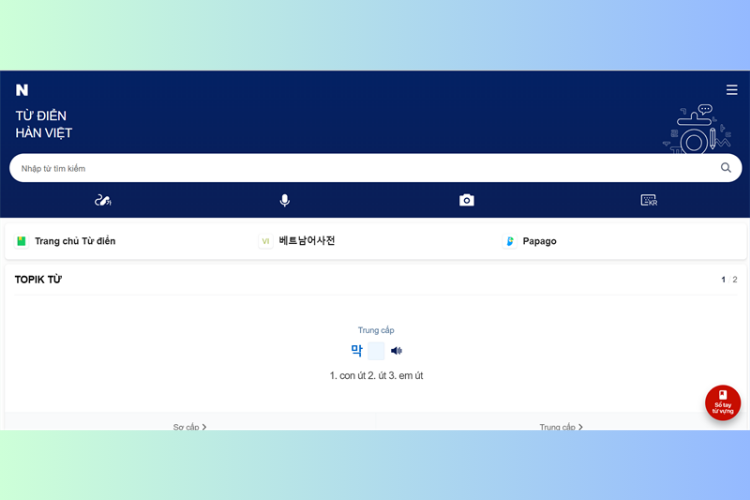 Naver Dịch - Website dịch tiếng Hàn chuẩn nhất