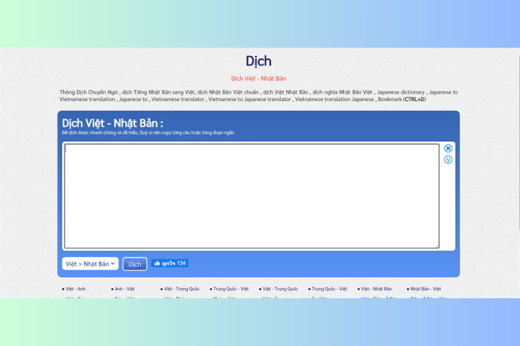 vietnamese-translator.com - Dịch tiếng Nhật sang tiếng Việt online, miễn phí