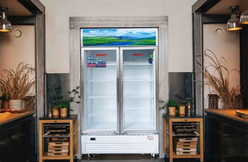 Cách vệ sinh tủ mát Sanaky hình 2