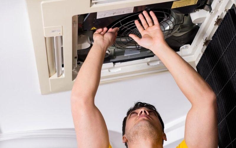 Cách vệ sinh máy lạnh âm trần hình 4