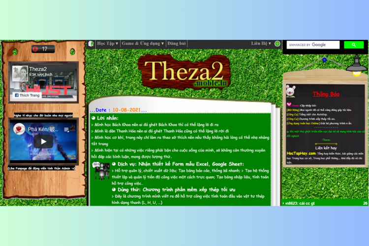 theza2.mobie.in - Giải hệ phương trình n ẩn