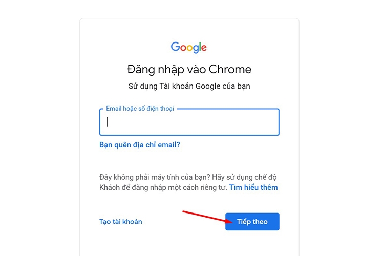 Cách đăng nhập tài khoản Google (hình 14)