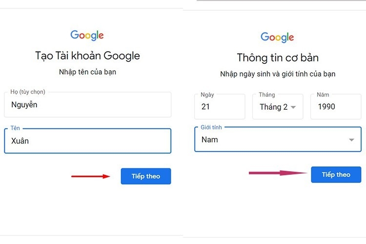 Cách đăng nhập tài khoản Google (hình 2)