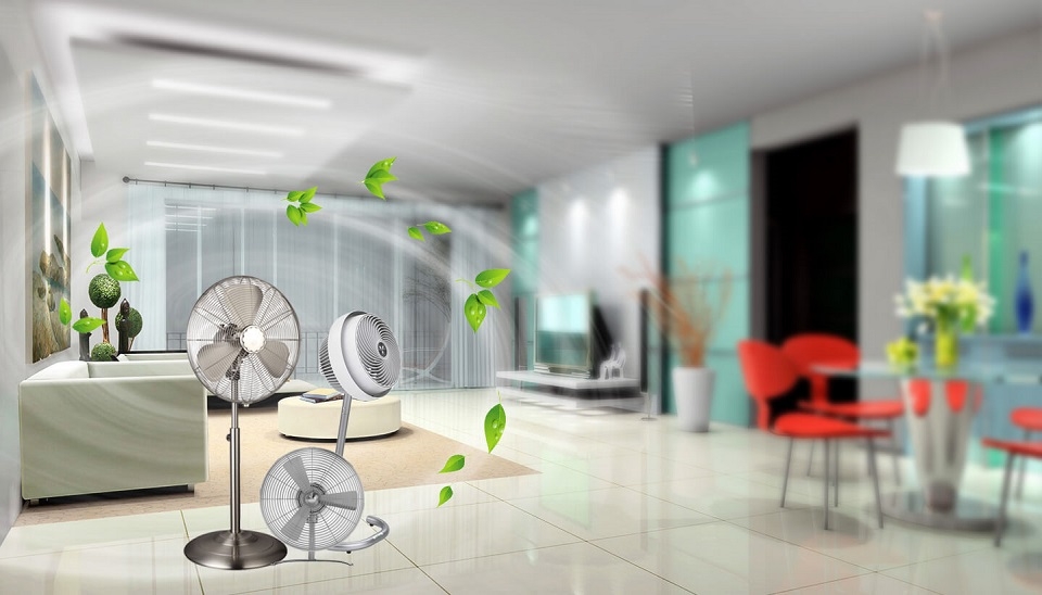 Không sử dụng quạt điện khi bật máy lạnh