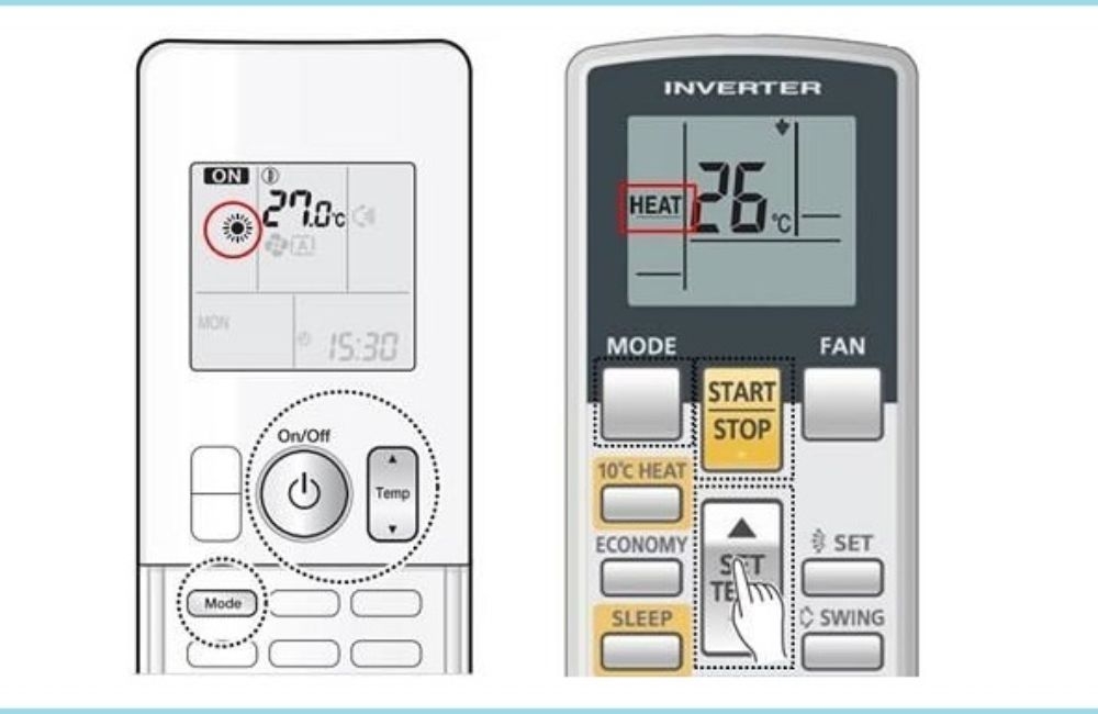 Chế độ sưởi ấm điều hoà
