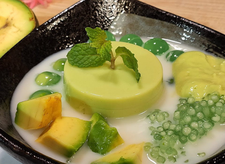 Pudding bơ
