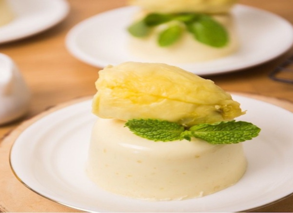 Pudding sầu riêng