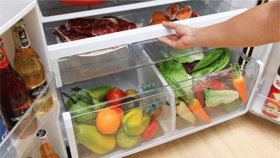 Ngăn bảo quản rau củ quả với nhiệt độ - độ ẩm tối ưu