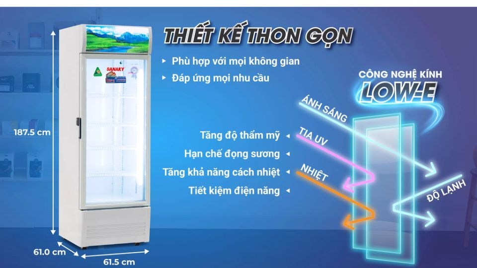 có nên mua tủ mát sanaky 4