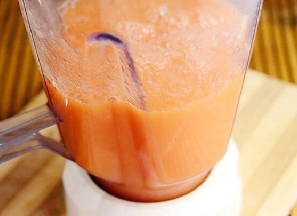Chế biến sinh tố táo đu đủ