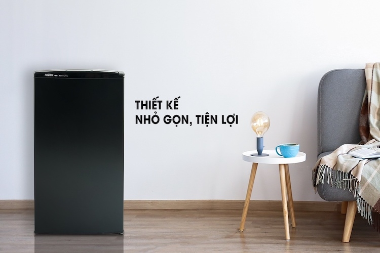 Tủ lạnh Aqua dưới 5 triệu: AQUA 90 lít AQR-D99FA(BS)