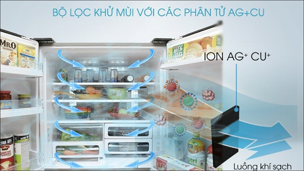 có trang bị bộ lọc khử mùi phân tử bạc Nano Ag+
