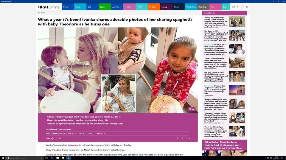 Các thông tin trên báo nước ngoài Daily Mail Online là miễn phí