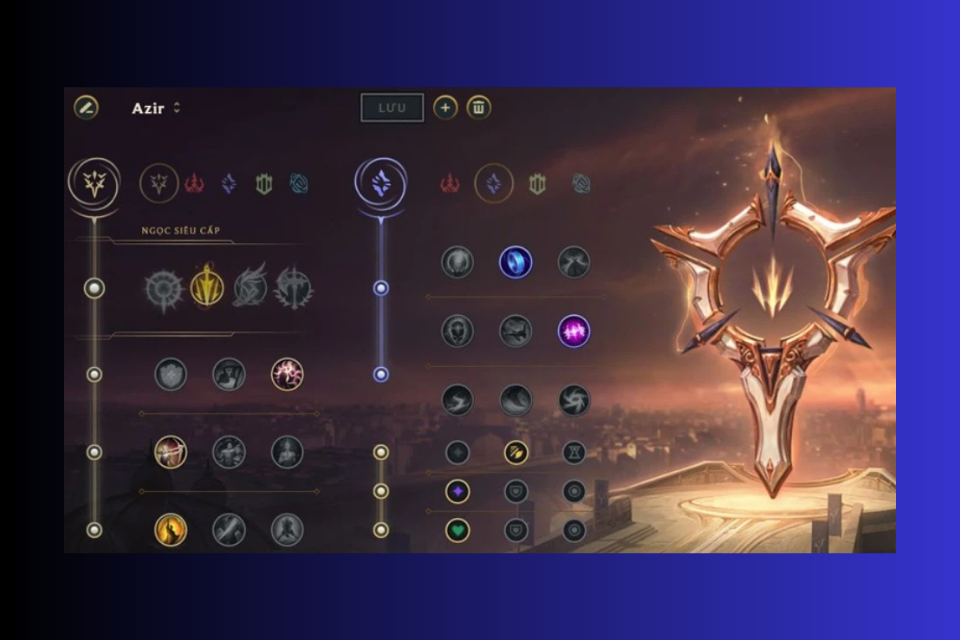 Bảng ngọc Azir - Nhịp Độ Chết Người