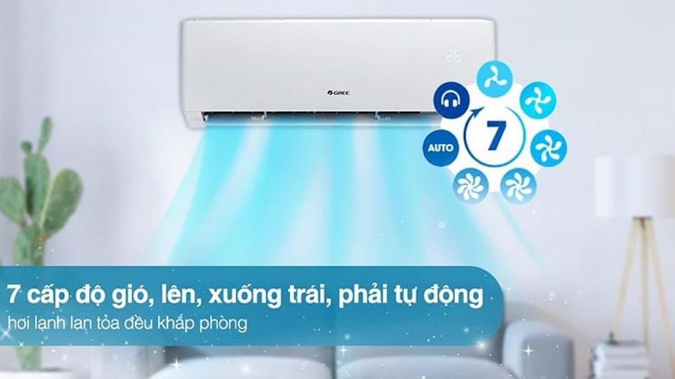 Điều hoà 2 chiều làm mát hiệu quả