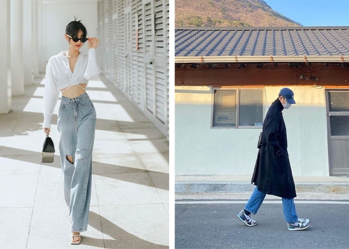 Chụp hình bước đi thư thái