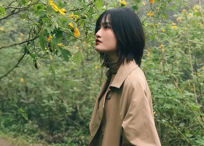 Chụp ảnh đứng cùng thiên nhiên