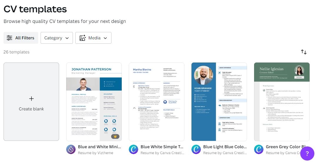 tạo CV miễn phí 02